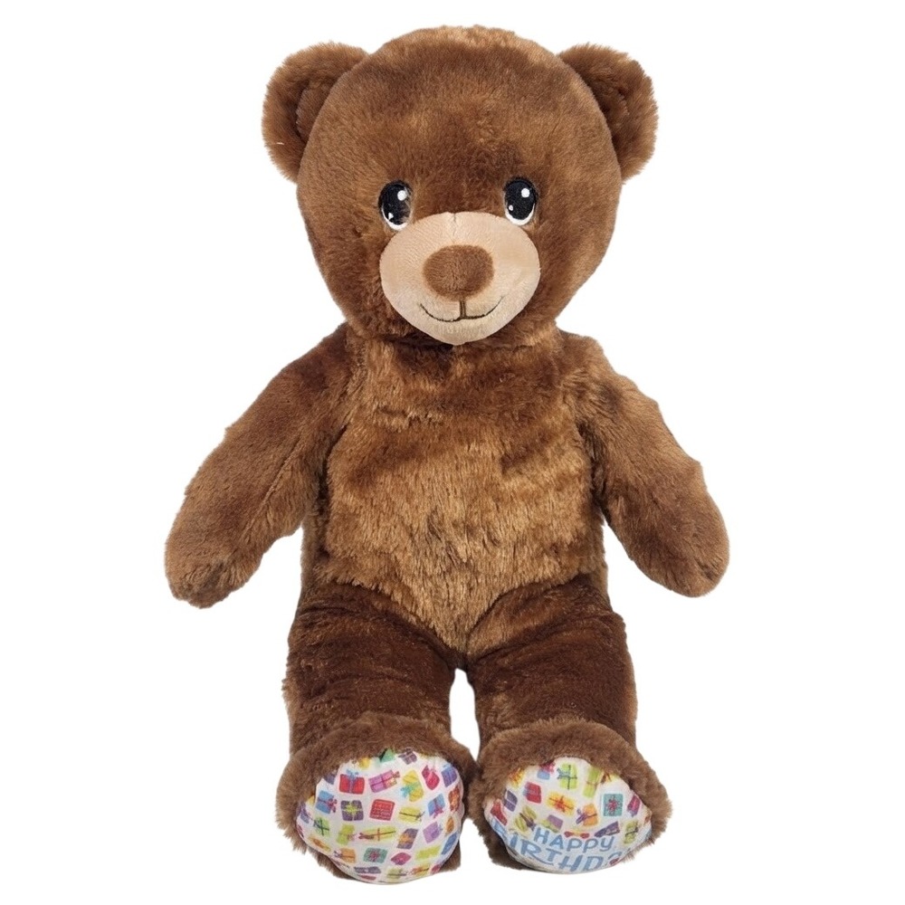 Build-A-Bear Workshop Birthday Bear Plush Stuffed Animal Happy Bday Celebration